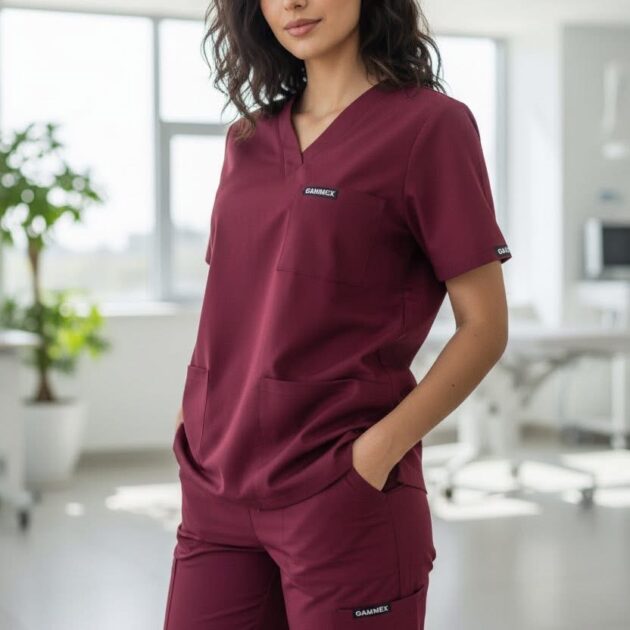 TS10 طقم طبي قماش قطني مستورد 2026